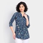 Ladies' Kurta, Navy Blue, small image number null