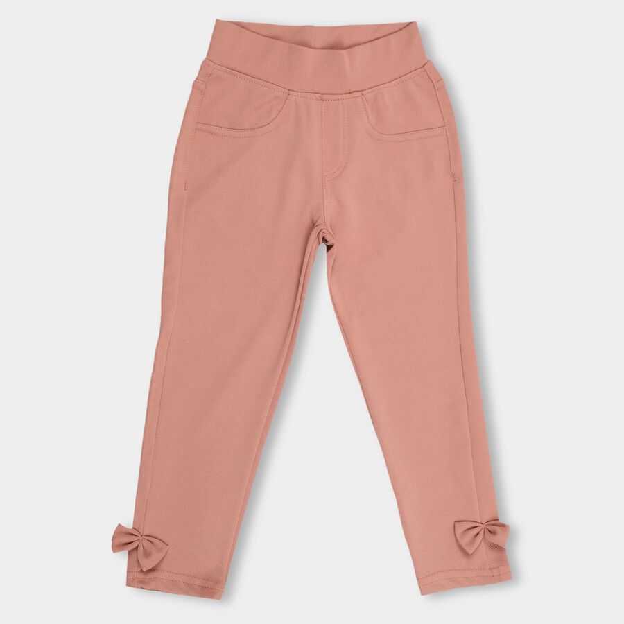 Girls' Trousers , Light Pink, large