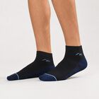 Men's Ankle Length Socks Pack of 3 ( White, Navy, Blue ), Navy Blue, small
