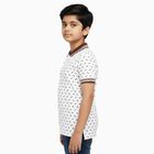 Boys' Half Sleeves T-Shirt, भूरा, small image number null