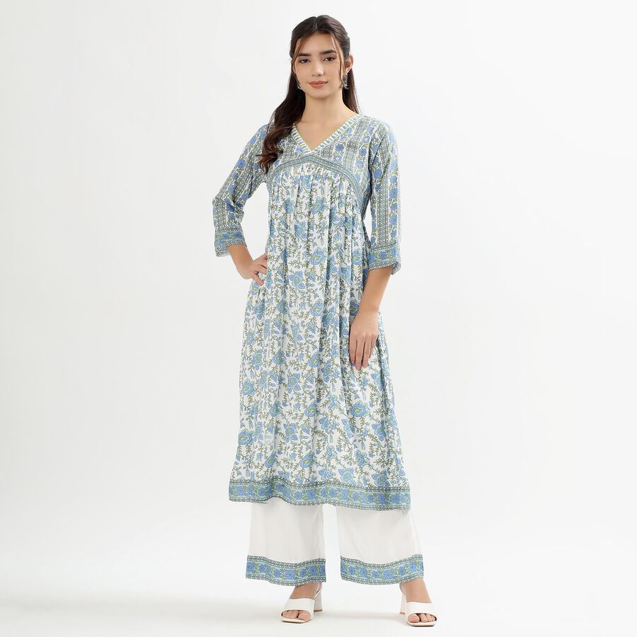 Ladies' Kurta, Light Blue, large image number null