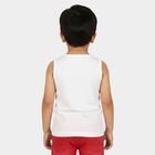 Boys White Round Neck Casual Boys T-Shirt, सफ़ेद, small