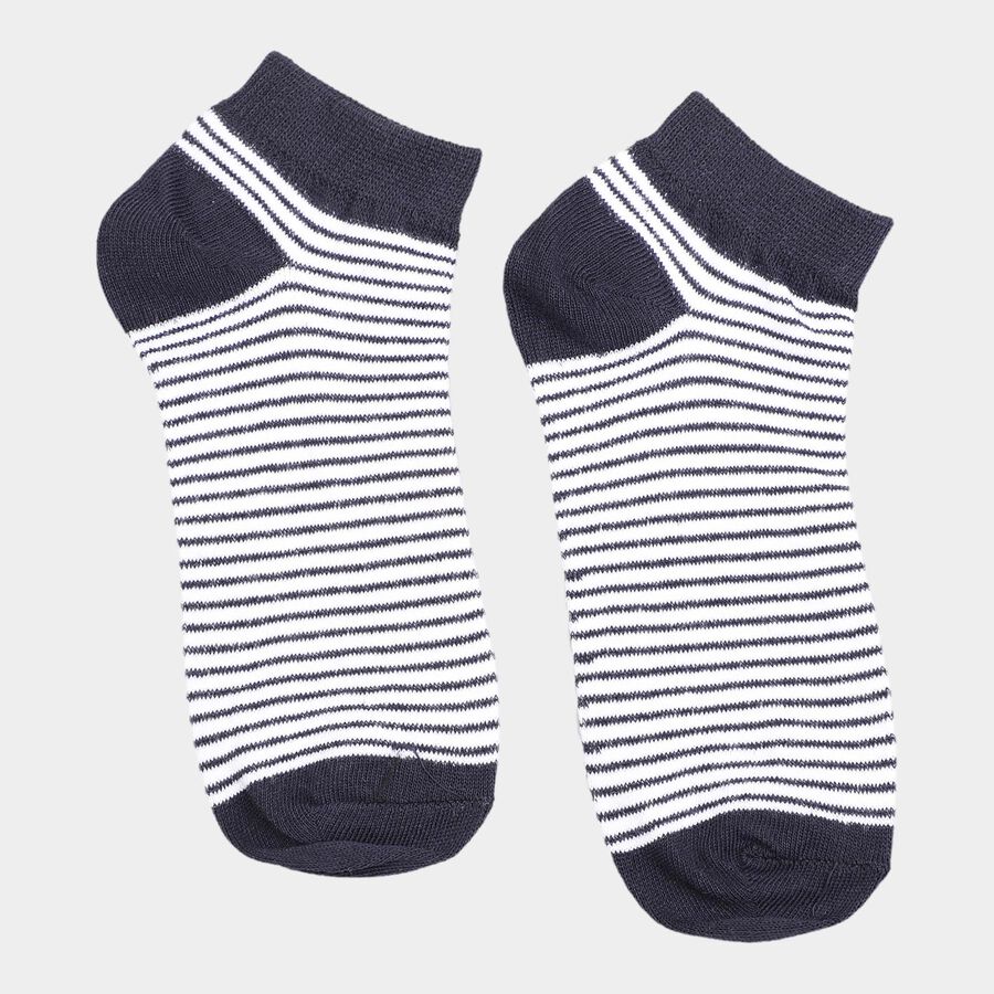 Stripes Socks, Navy Blue, large image number null
