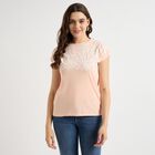 Ladies' Round Neck T-Shirt, Peach, small image number null