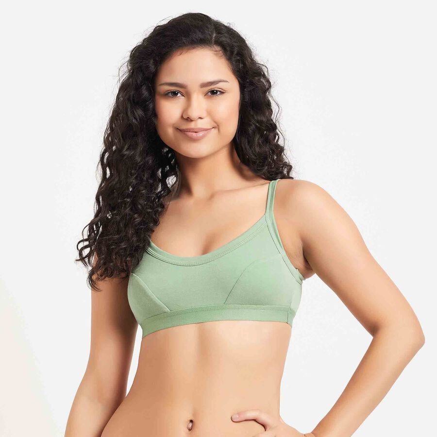 Solid Bra, ओलिव, large image number null