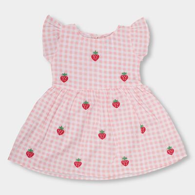 Infant Girls' 100% Cotton Frock 