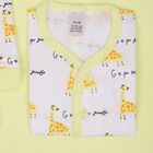 Infants' 100% Cotton Gift Set (Top, Shorts, Cap/Bib, Sheet), Yellow, small image number null