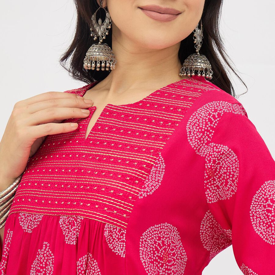 Ladies' Kurta, Fuchsia, large image number null