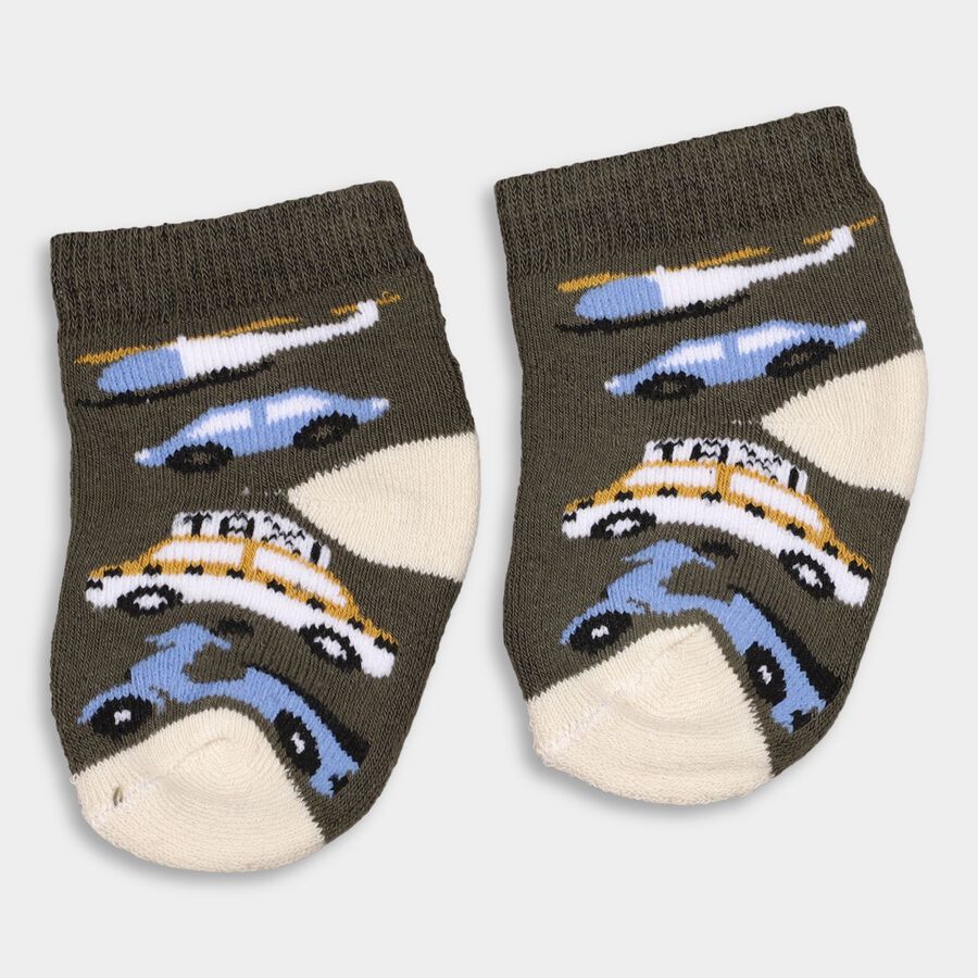 Infants' Socks (Pack of 2), Off White, large image number null