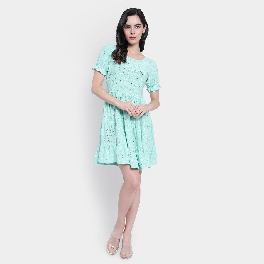 Solid Dress, Light Green, large image number null