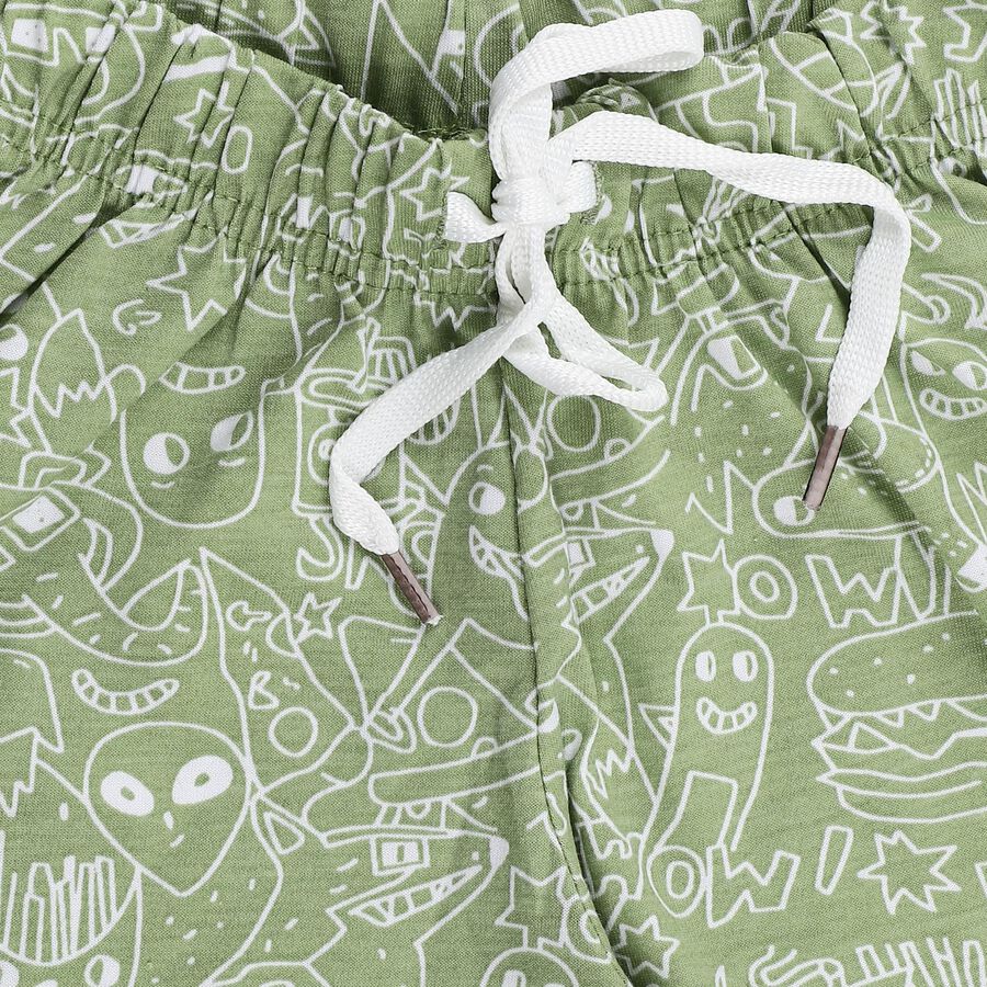 Boys' Bermuda, हल्का हरा, large