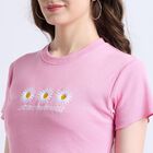 Ladies' Round Neck T-Shirt , Purple, small image number null