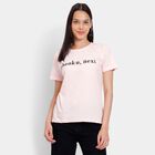 Ladies' Round Neck T-Shirt, Light Pink, small image number null