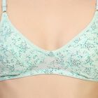 Ladies' 100% Cotton Bra , Light Green, small image number null