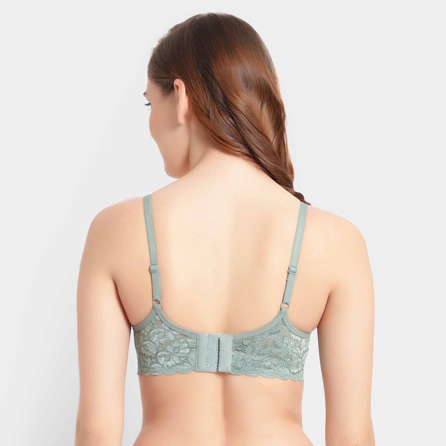 Padded Bralet Bra, Olive, large image number null