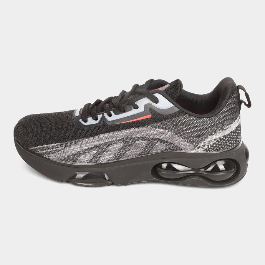 Men's Sports Shoes, Black, large image number null