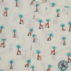 Boys' Off-White Cotton Half Sleeve Cuban Collar Casual Shirt, ऑफ व्हाइट, small