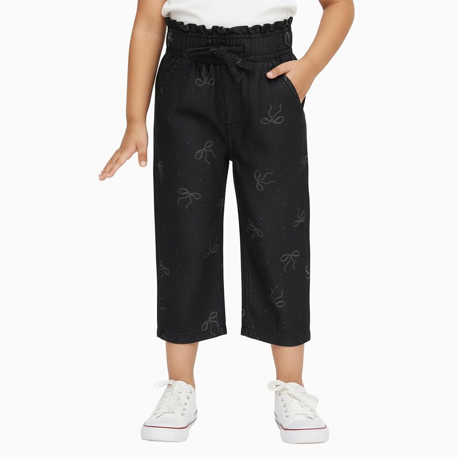 Girls' Jeans, Black, large image number null