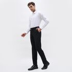 Men's Rich Eggshell White Cotton Classic Collar Formal Shirt, सफ़ेद, small image number null