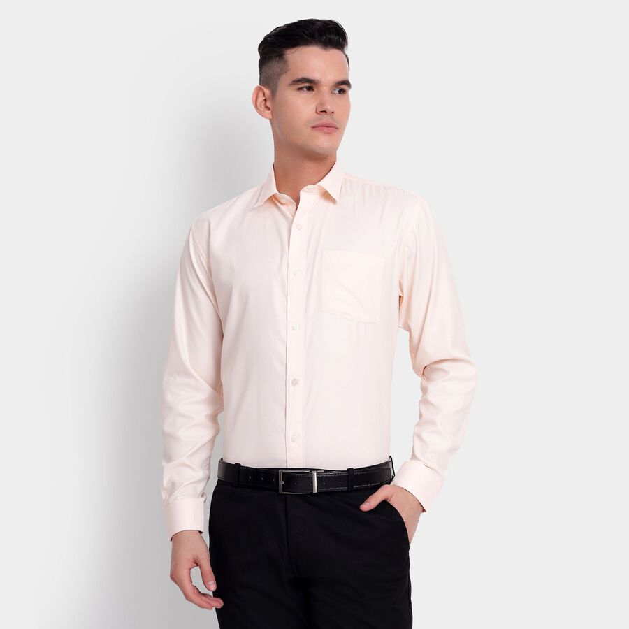 Men's Formal Shirt, Orange, large image number null