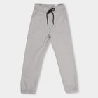 Boys' 100% Cotton Trousers, हल्का ग्रे, small image number null