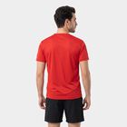 Men's Red Round Neck Regular Drifit T-Shirt, Red, small