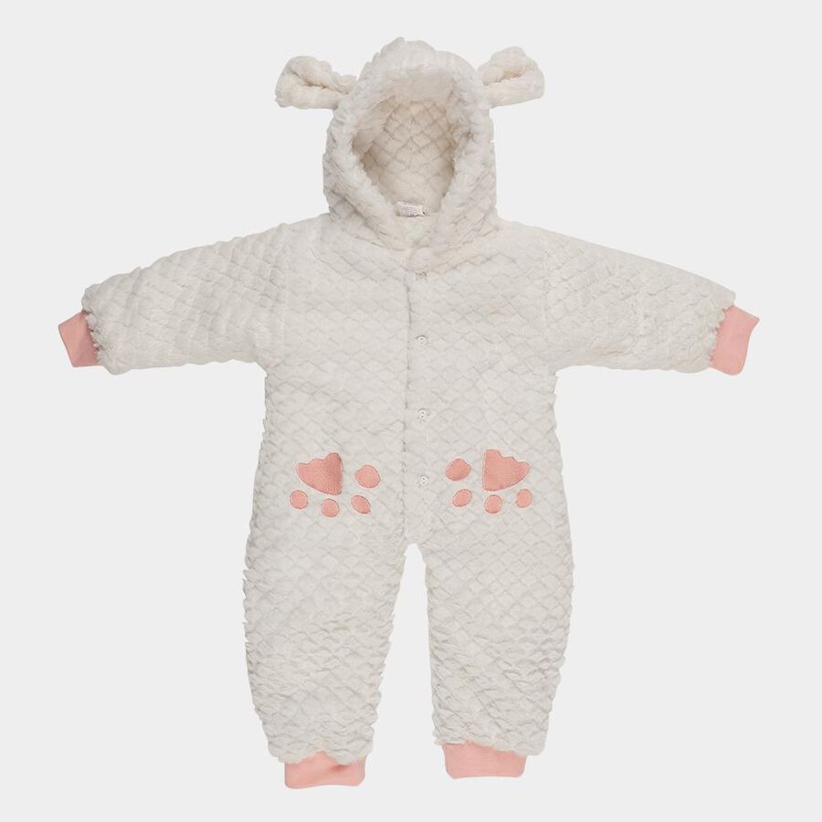 Infants White Hooded Casual Hipster Set, White, large image number null