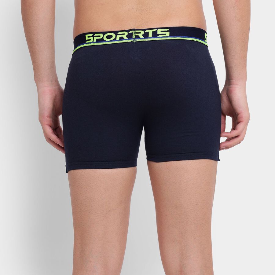 Men's Cotton Trunks, Navy Blue, large image number null