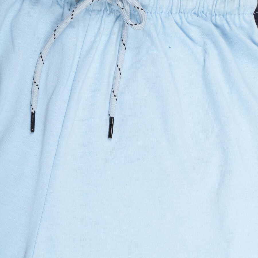 Boys' Light Blue Basic Bermuda Shorts, Light Blue, large image number null