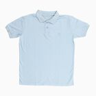 Boys Light Blue Polo Neck Casual T-Shirt, Light Blue, small
