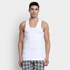 Men's 100% Cotton Vest, White, small image number null