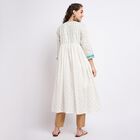 Ladies' 100% Cotton Kurta, Aqua, small image number null