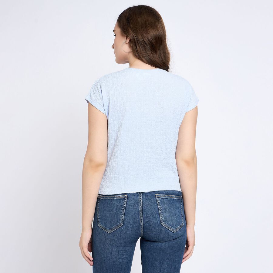 Ladies'  Crop  Top, Light Blue, large image number null