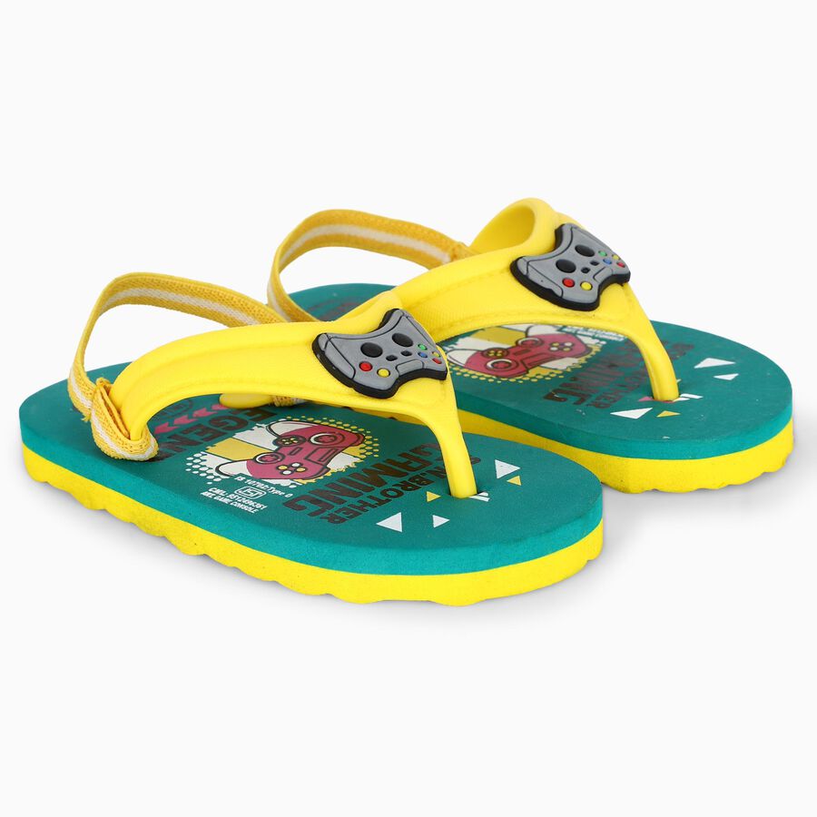 Boys' Slipper, Green, large image number null