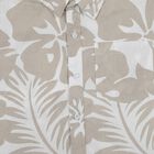 Boys' Beige Cotton Classic Collar Casual Shirt, Beige, small