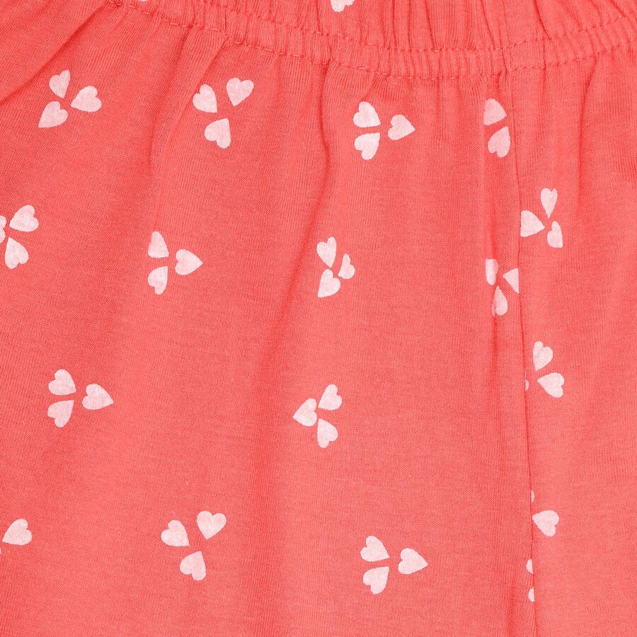 Girls' Pyjama , मूँगा (कोरल), large image number null