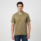 Men's Green Casual Shirt, Light Green, small