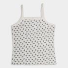 Girls' 100% Cotton Vest , Navy Blue, small image number null