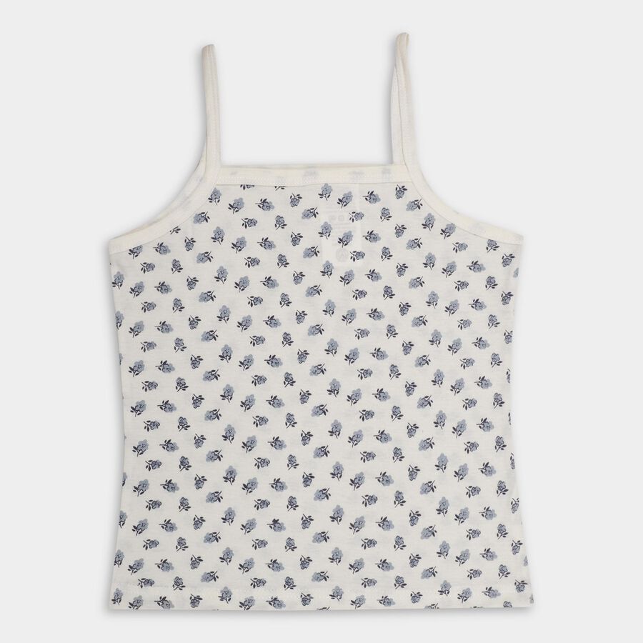 Girls' 100% Cotton Vest , Navy Blue, large image number null