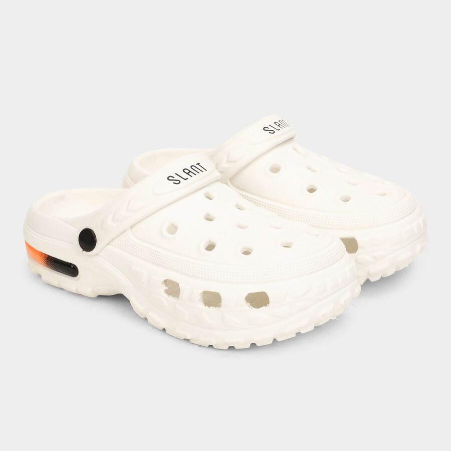Boys Solid Clog, सफ़ेद, large image number null