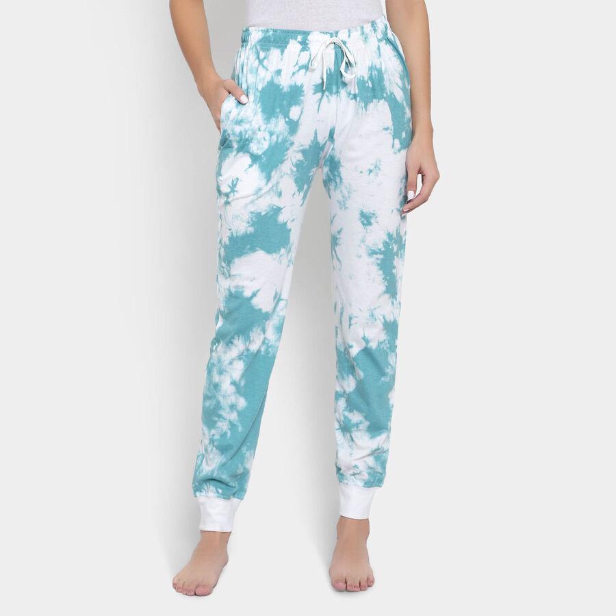 Printed Pyjama, White, large image number null