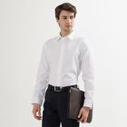 Men's 100% Cotton Formal Shirt, सफ़ेद, small image number null