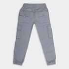 Boys' 100% Cotton Trousers , हल्का ग्रे, small image number null