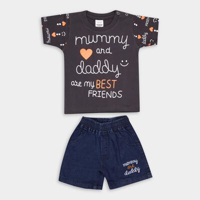 Infant Boy's Cotton Baba Suit
