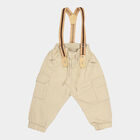 Infants Cotton Solid Trousers, Beige, small image number null