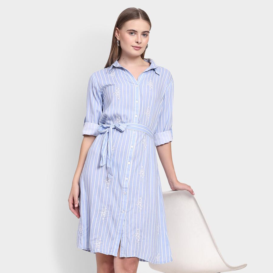 Ladies' Dress , Light Blue, large image number null