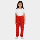 Girls' Pyjama, लाल, small