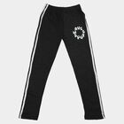 Boys' Charcoal Straight Fit Graphic Printed Pyjama, चारकोल, small