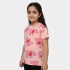 Girls' T-Shirt, गुलाबी, small