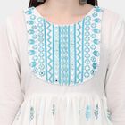 Ladies' 100% Cotton Kurta , Light Blue, small image number null